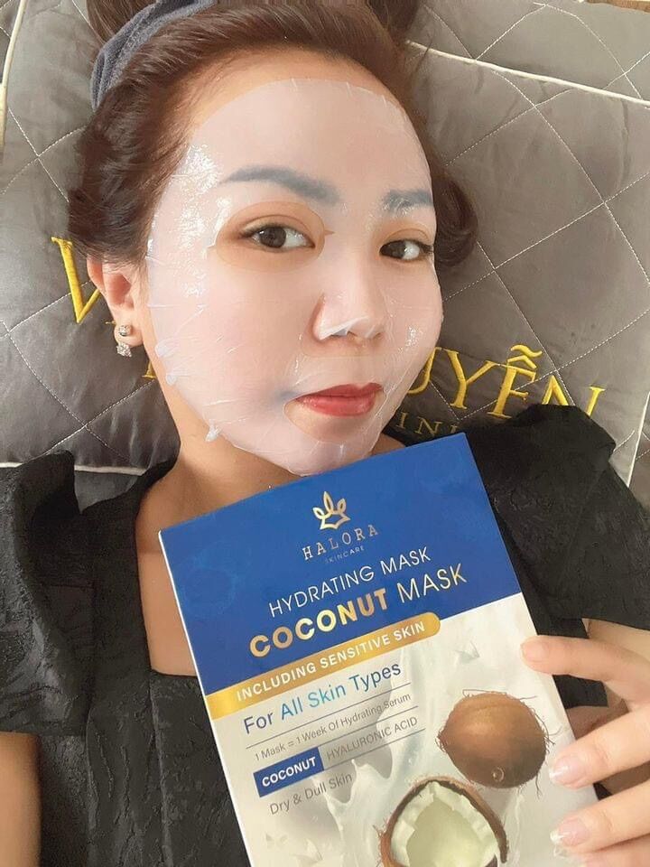 Mặt nạ dừa Halora căng bóng cấp ẩm