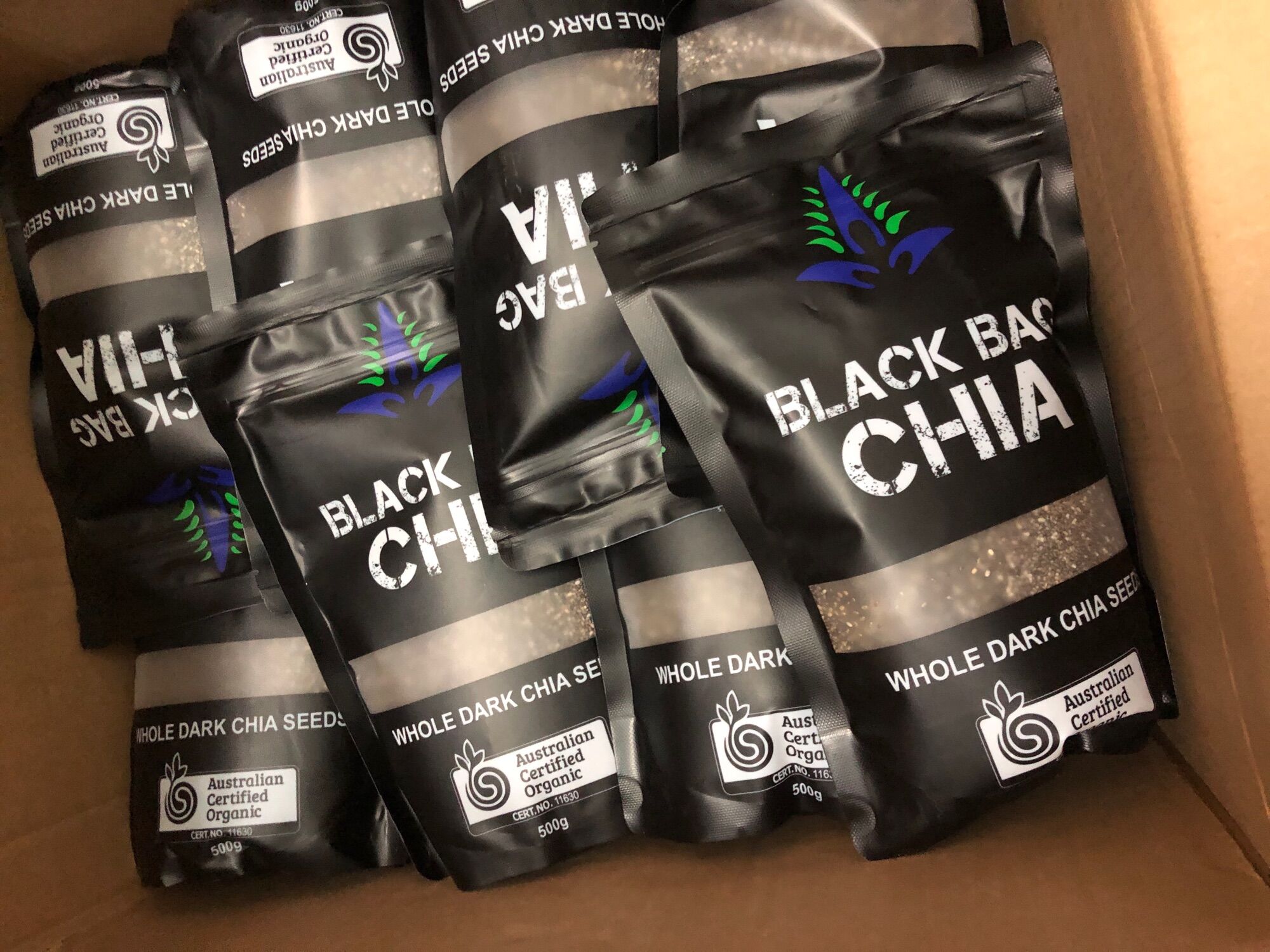 500g hạt chia đen Úc black bag chia