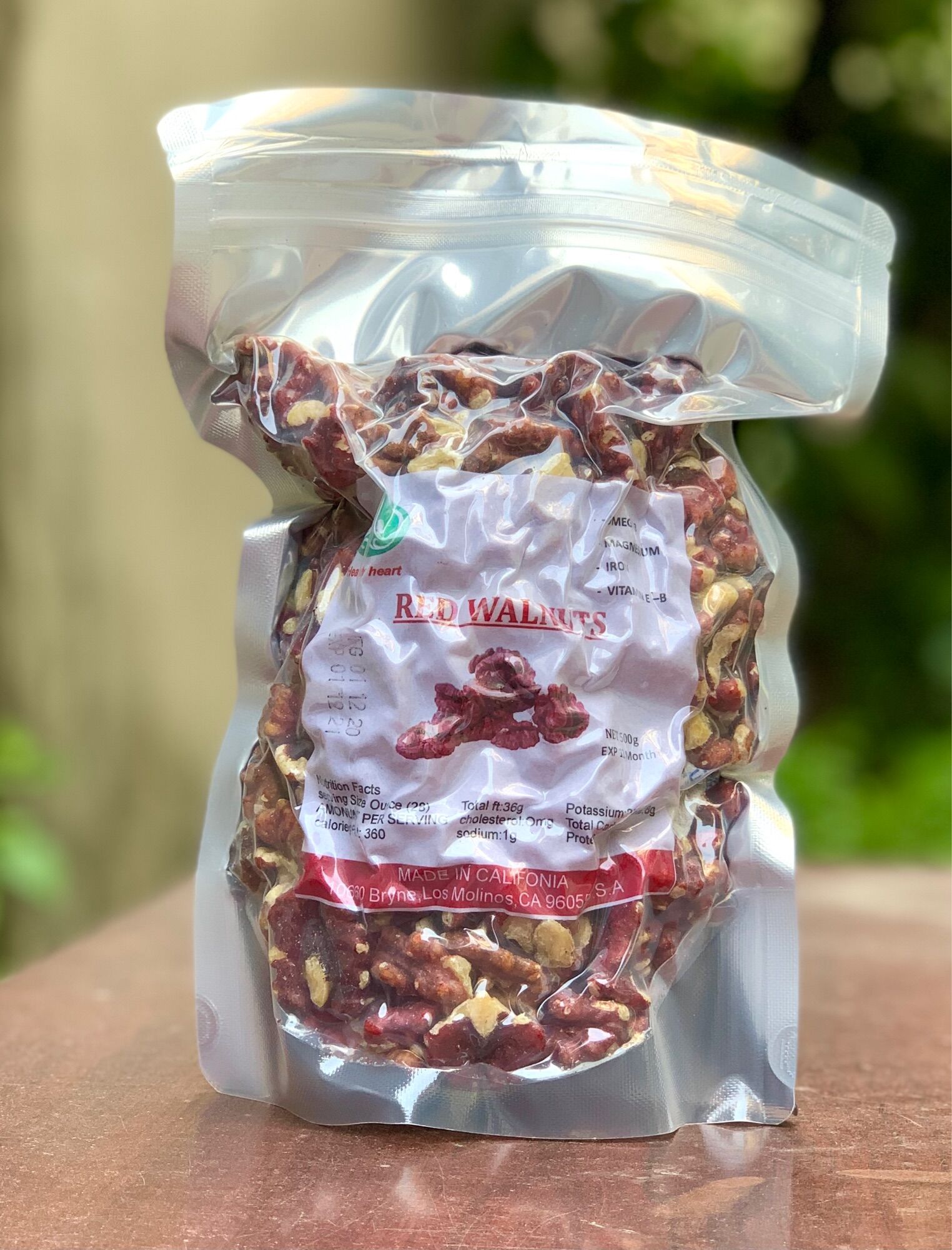 Nhân óc chó đỏ 500gr nhập khẩu Mỹ