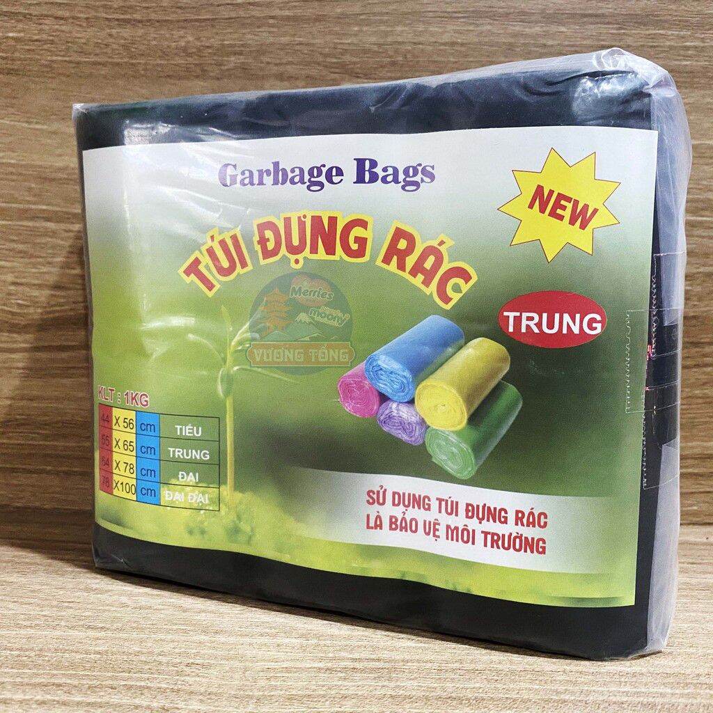 Sale sốc✓ túi 3 cuộn đựng rác đen size tiểu trung/đại