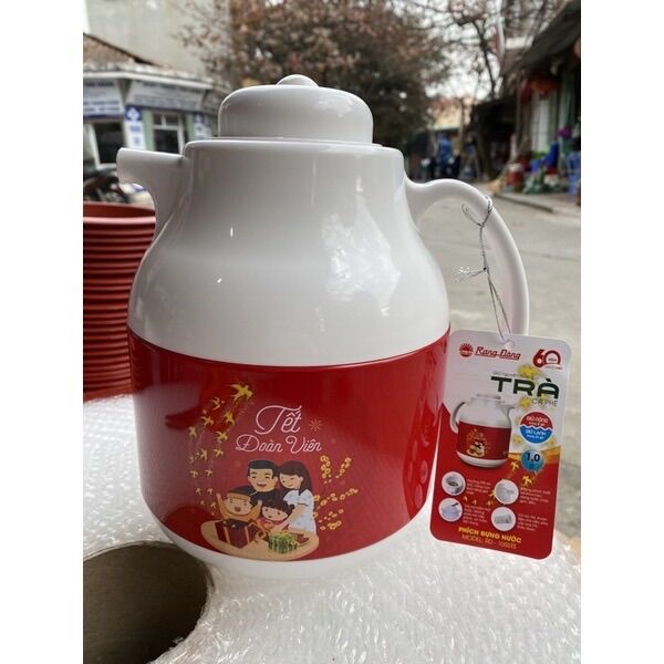 Phích trà giữ nhiệt Rạng Đông 1L
