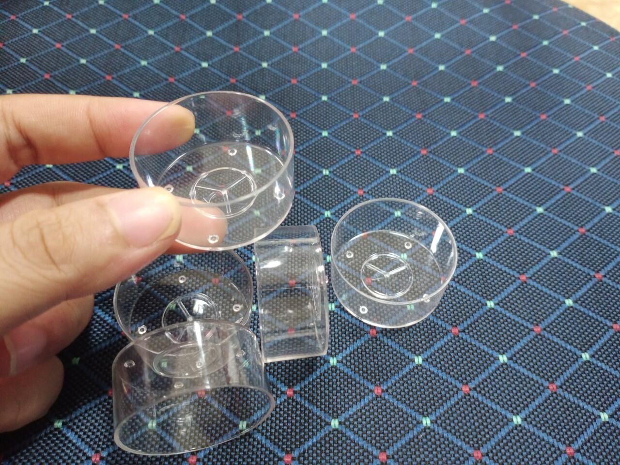 cốc nến nhỏ vỏ nến tealight nhựa tròn