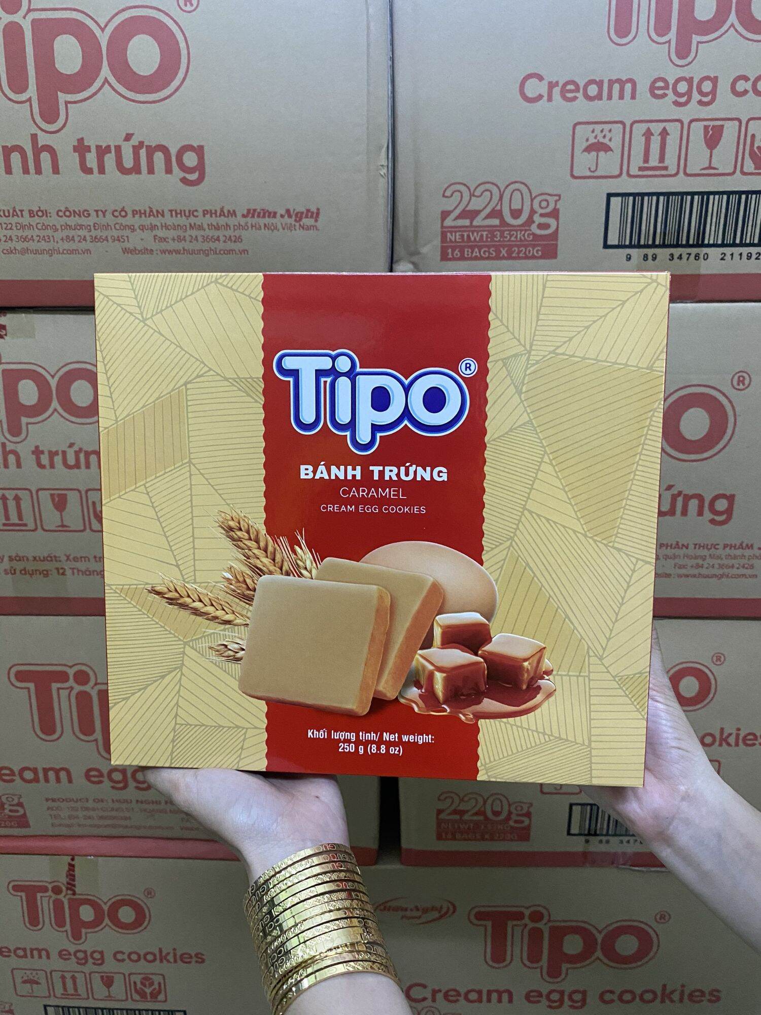 Bánh trứng nướng Caramel 250g