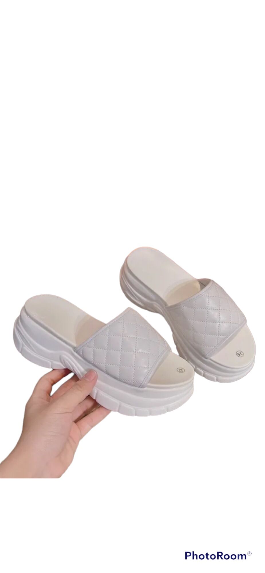 Dép bánh mỳ nữ dép đế cao 6-7 phân