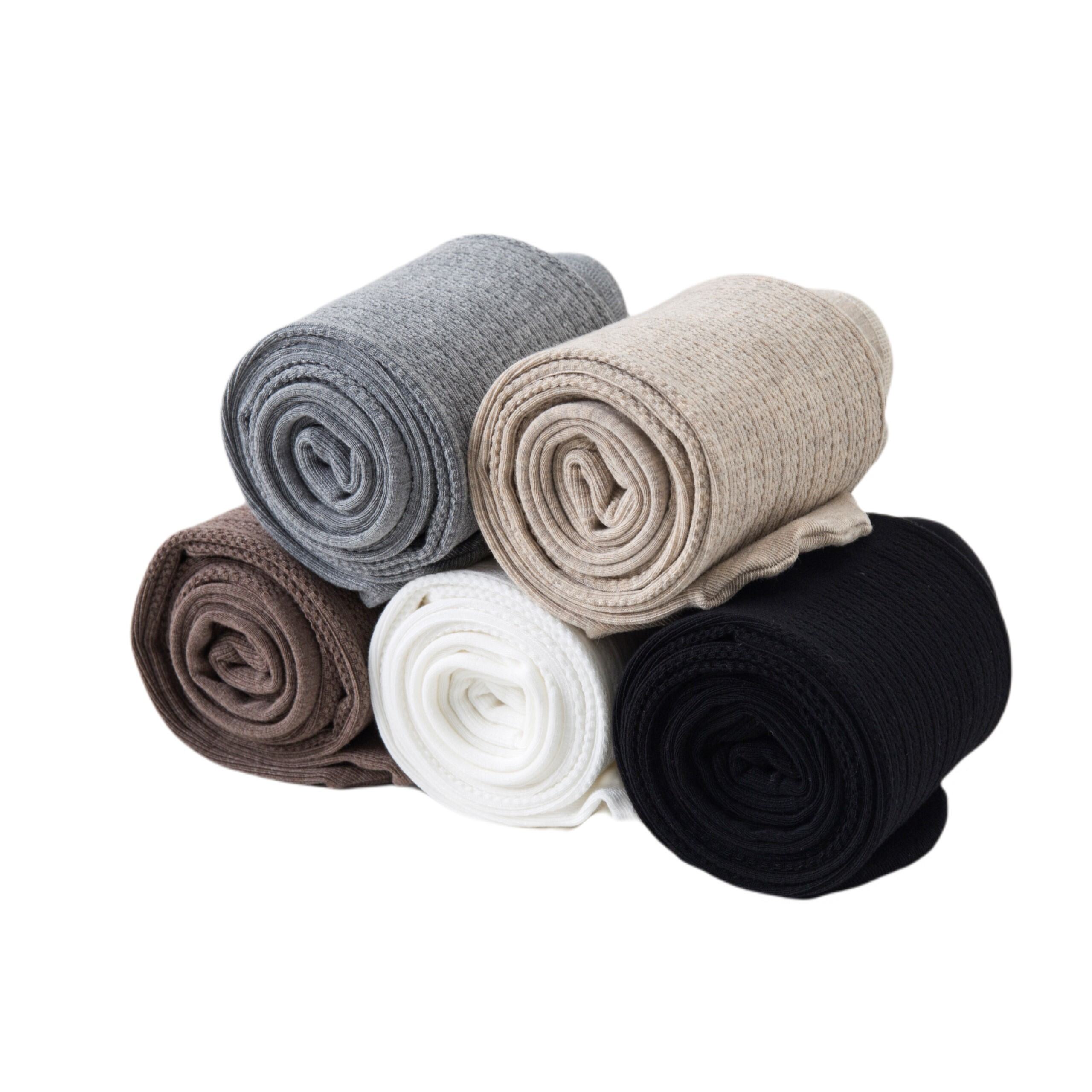 Quần Tất Liền Hoa Xoắn Sợi Dọc Cotton Dệt Kim Trẻ Em Xuân Thu Quần Mặc Trong Khiêu Vũ Bé Gái Nhung Mỏng Mẫu Mỏng Trẻ Em Lớn Nhỡ Nhỏ