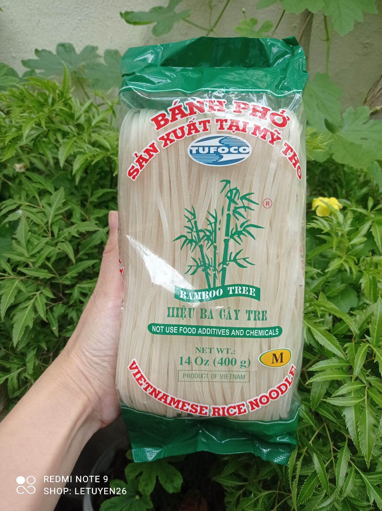 Bánh phở khô mỹ tho 3 cây tre 400gr size m, l, xl