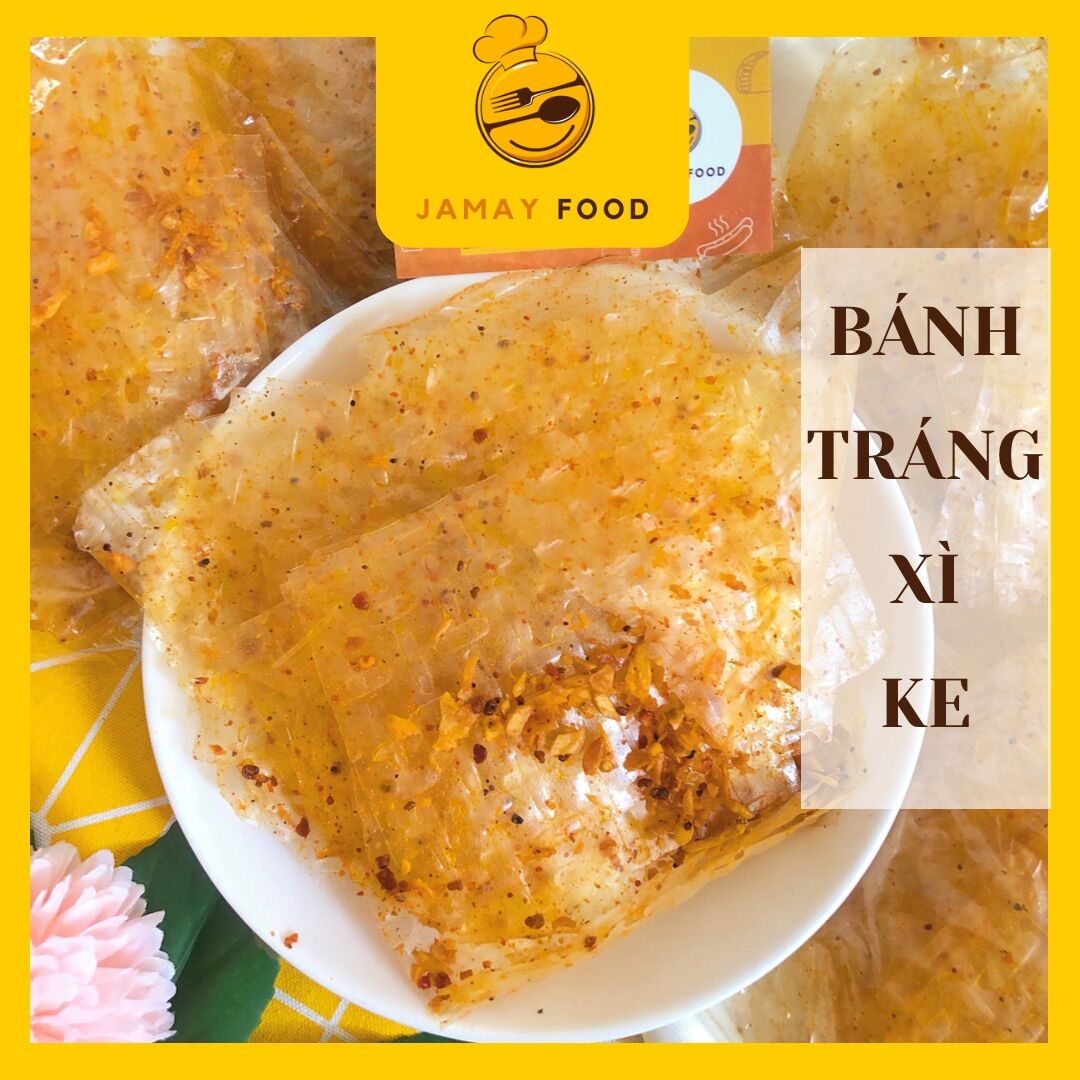 [10 bịch] Bánh Tráng Xì Ke Đặc Biệt (50-65 gram) ăn là Ghiền | Ăn Vặt  Jamay Food
