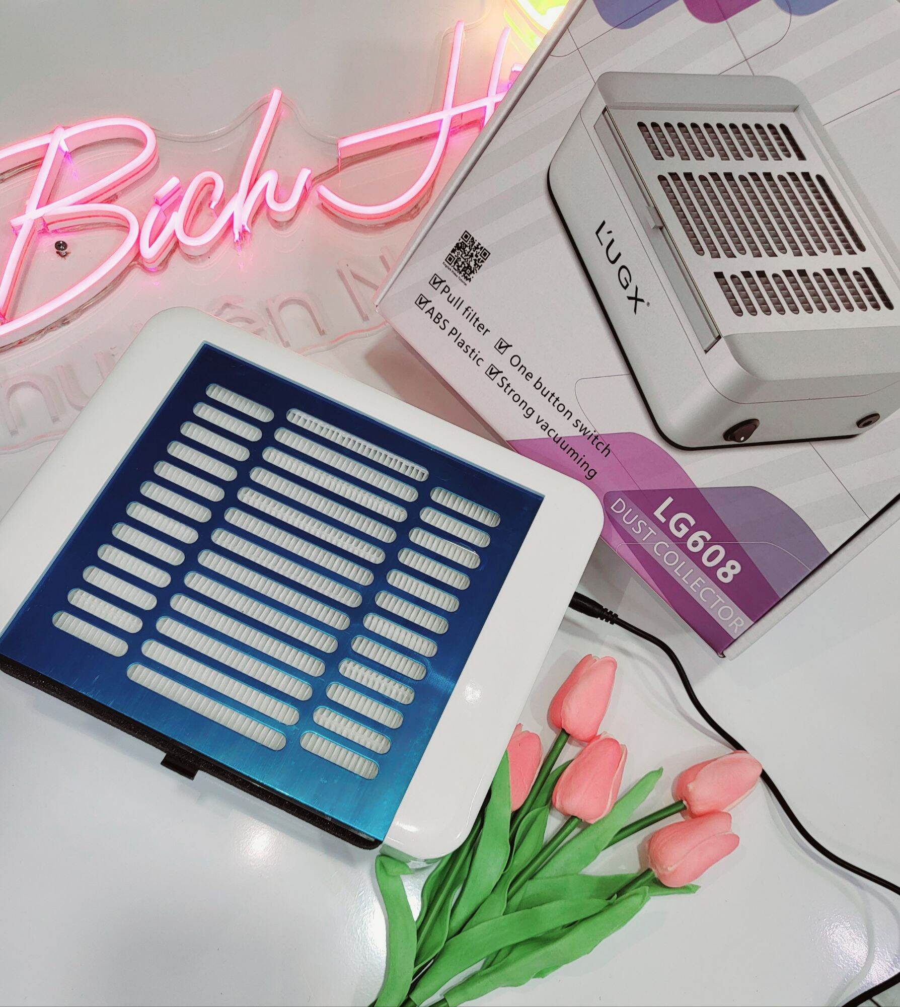 Máy Hút Bụi Nail LUGX 608  Chính hãng (bảo hành 3 tháng)