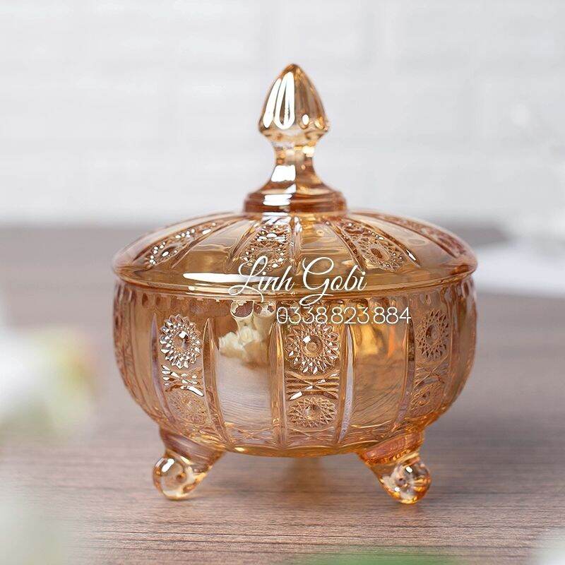 Hũ đựng mứt thủy tinh
