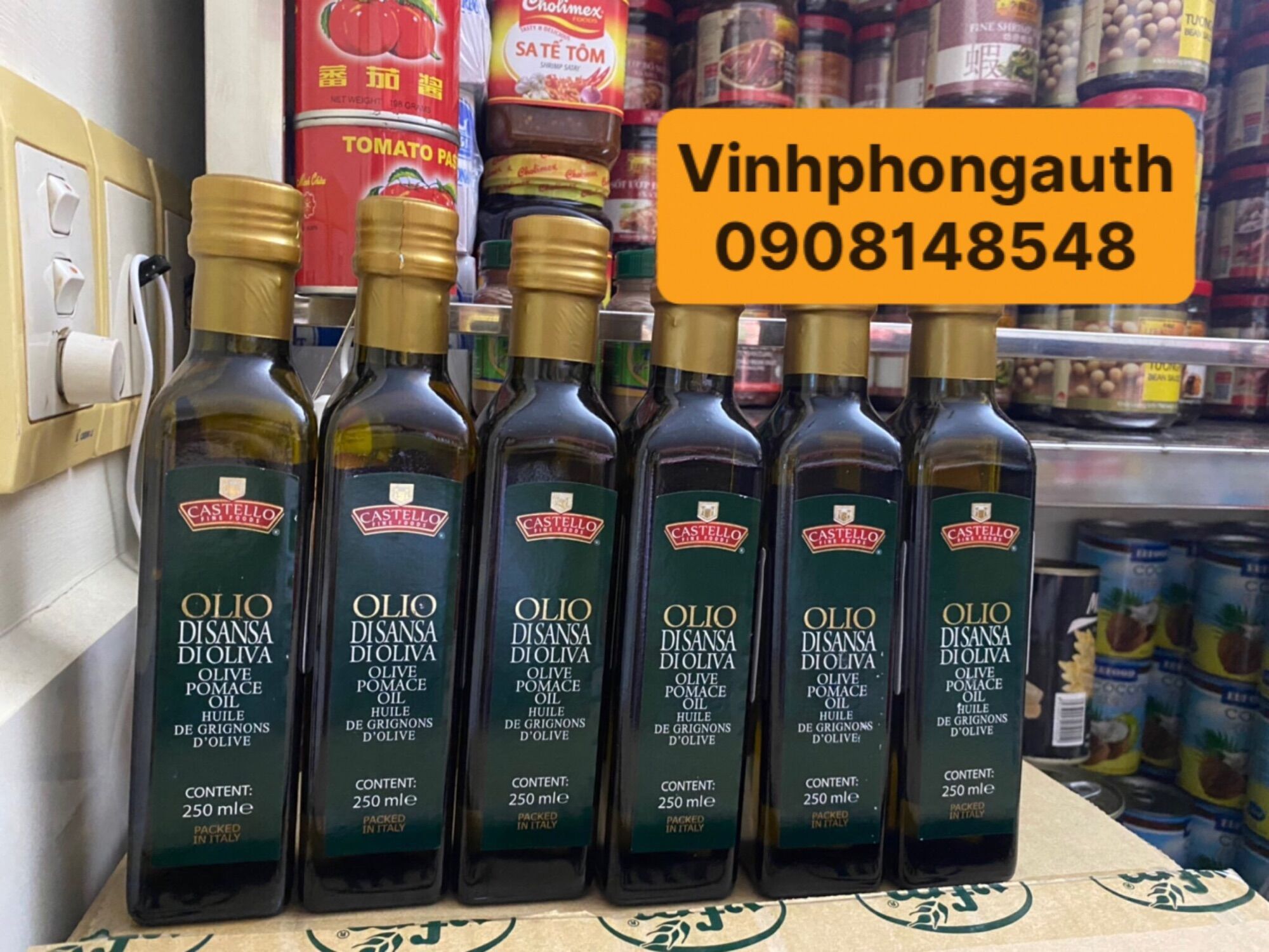 Dầu oliu pomace castello 250ml