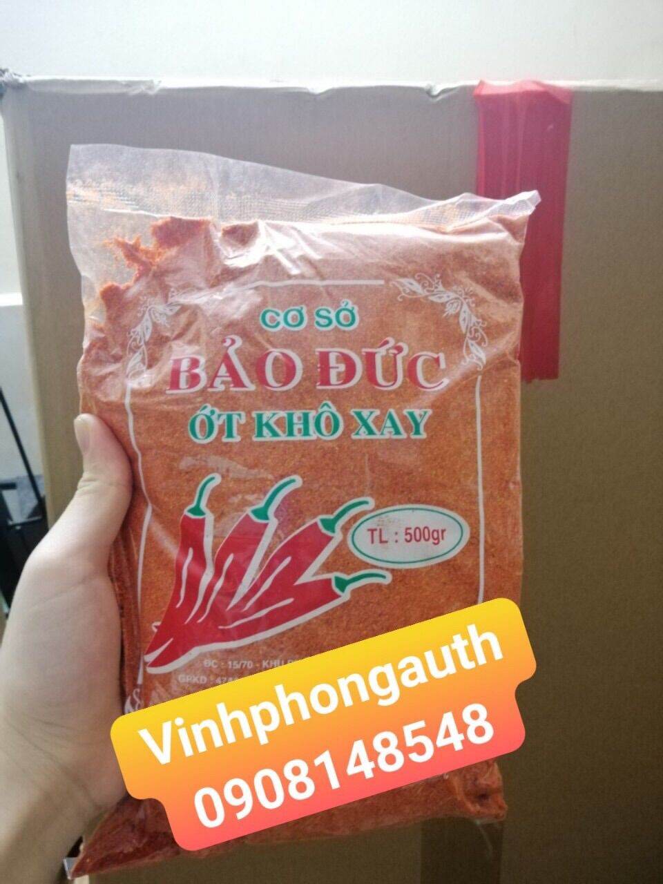Bột ớt mịn 500gr