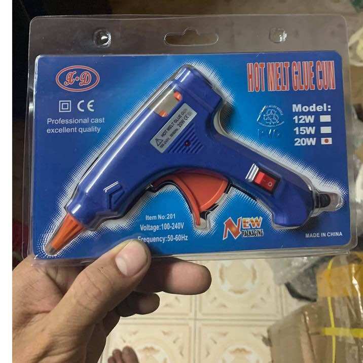 Súng bắn keo kèm 10 cây keo