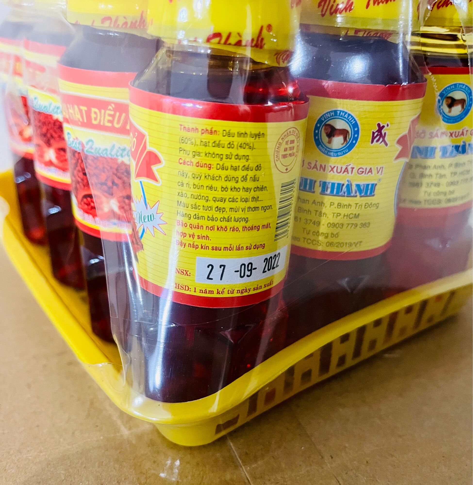 Dầu điều đỏ Vinh Thành chai (100ml)