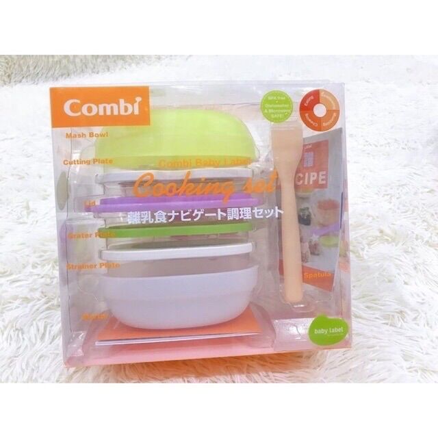 Bộ chế biến lớn đồ ăn dặm combi