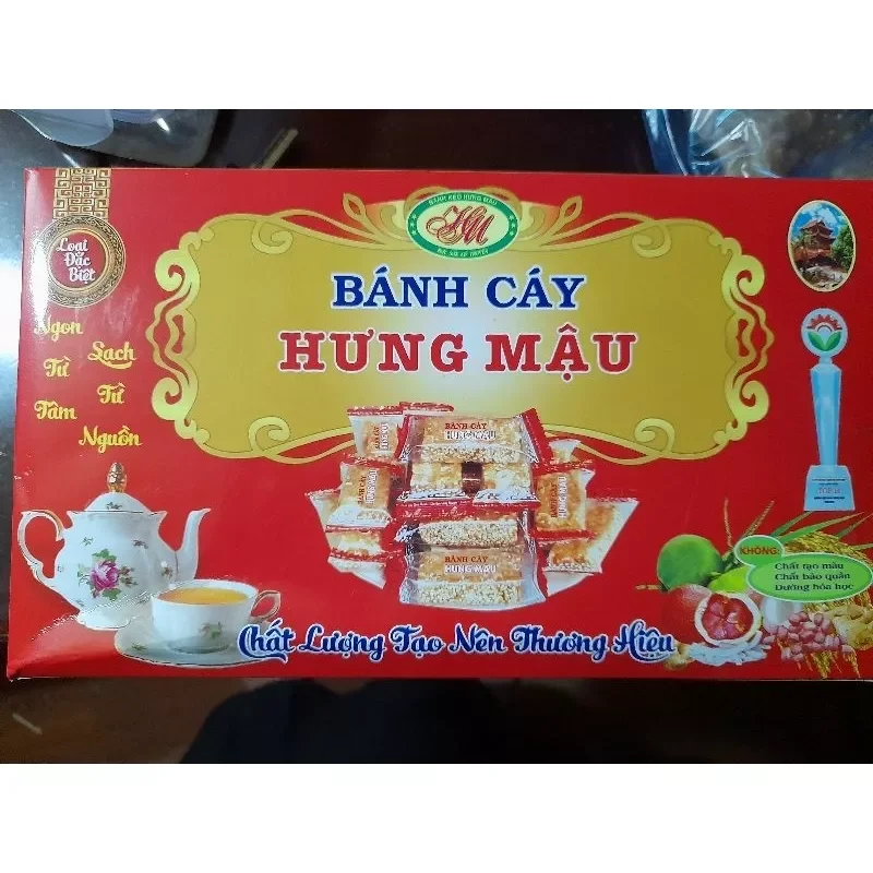 Bánh cáy + kẹo lạc làng nguyễn đặc sản thái bình