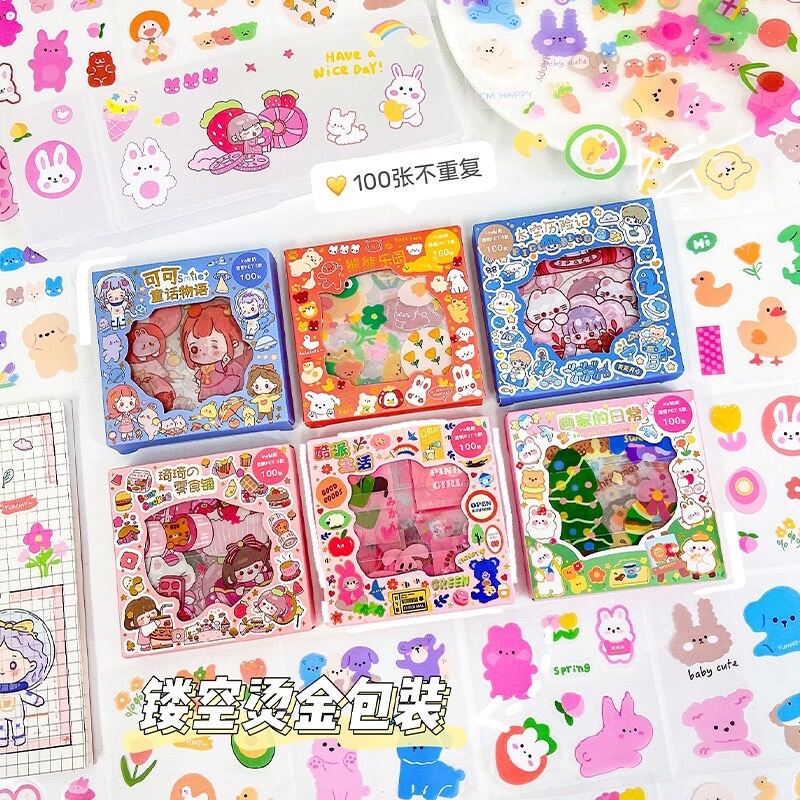 Set 100 Miếng Dán Sticker Cute giá rẻ Tháng 8,2024|BigGo Việt Nam