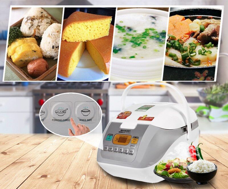 Nồi cơm điện tử Sharp 1.8 lít KS-COM18V - Hàng chính hãng
