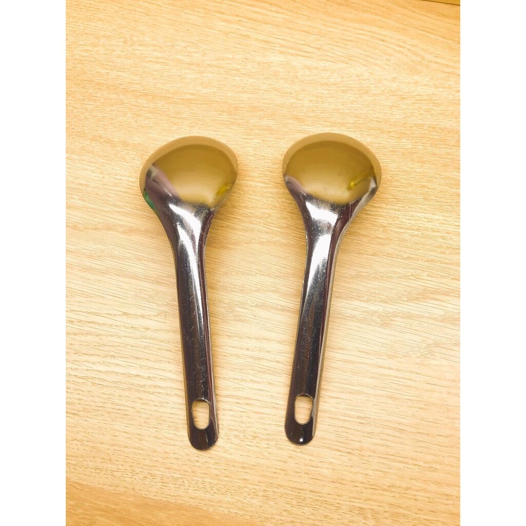 Vá múc canh và múc cơm inox 201 dài 22cm