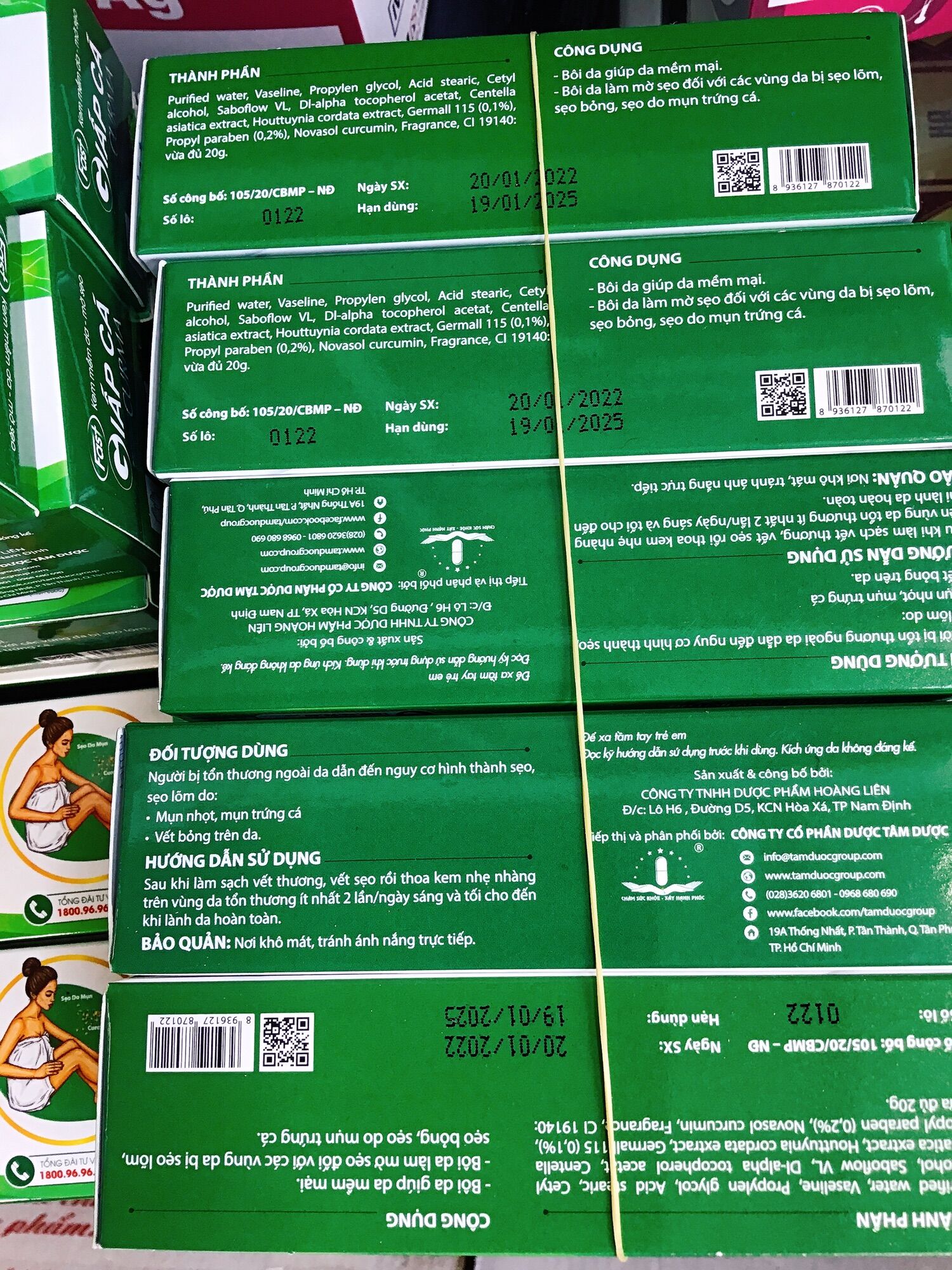 [HCM]Kem mềm da mờ sẹo GIẤP CÁ 20g
