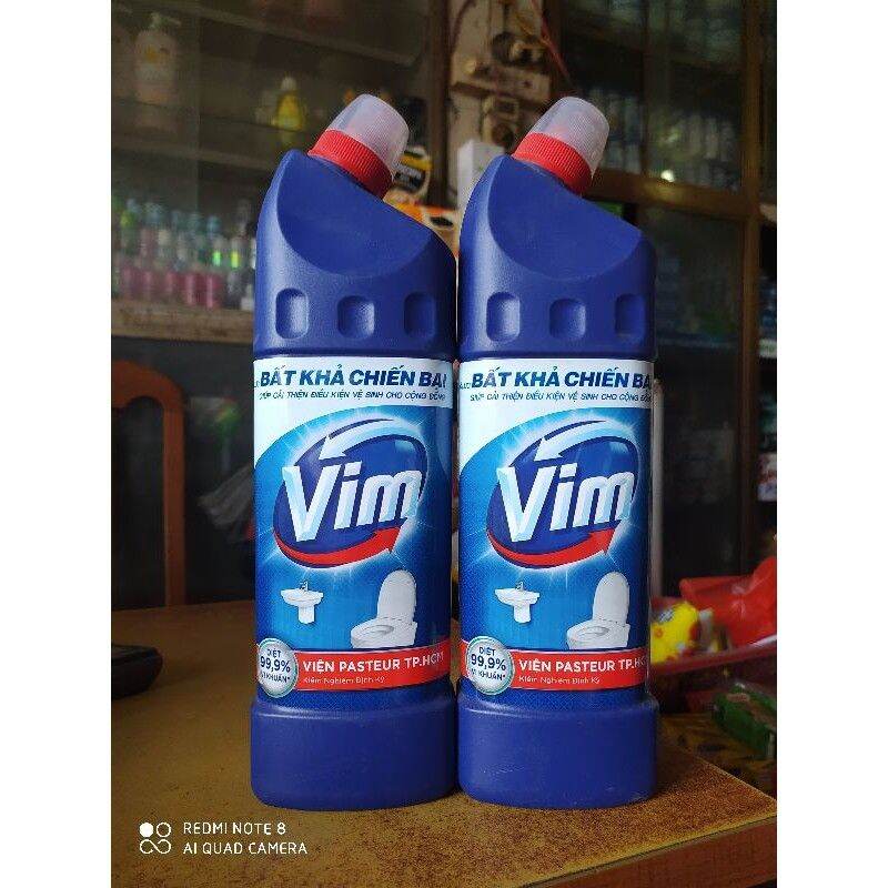 TẨY RỬA BỒN CẦU VÀ NHÀ TẮM VIM 900ml