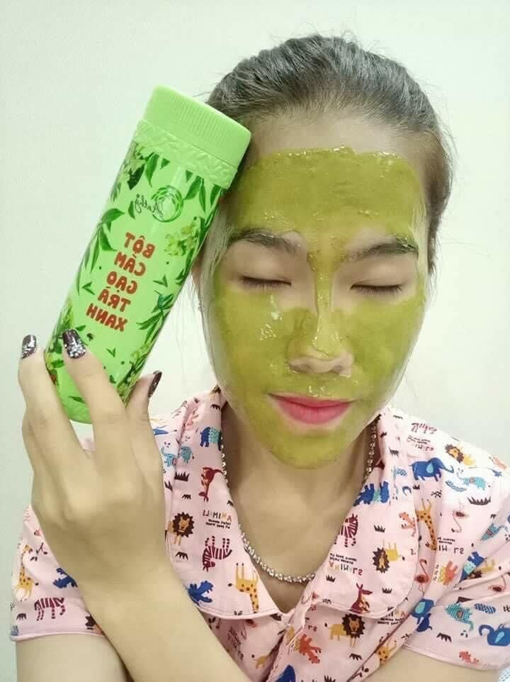 Bột Cám Gạo Trà Xanh AnThy ( Date mới )
