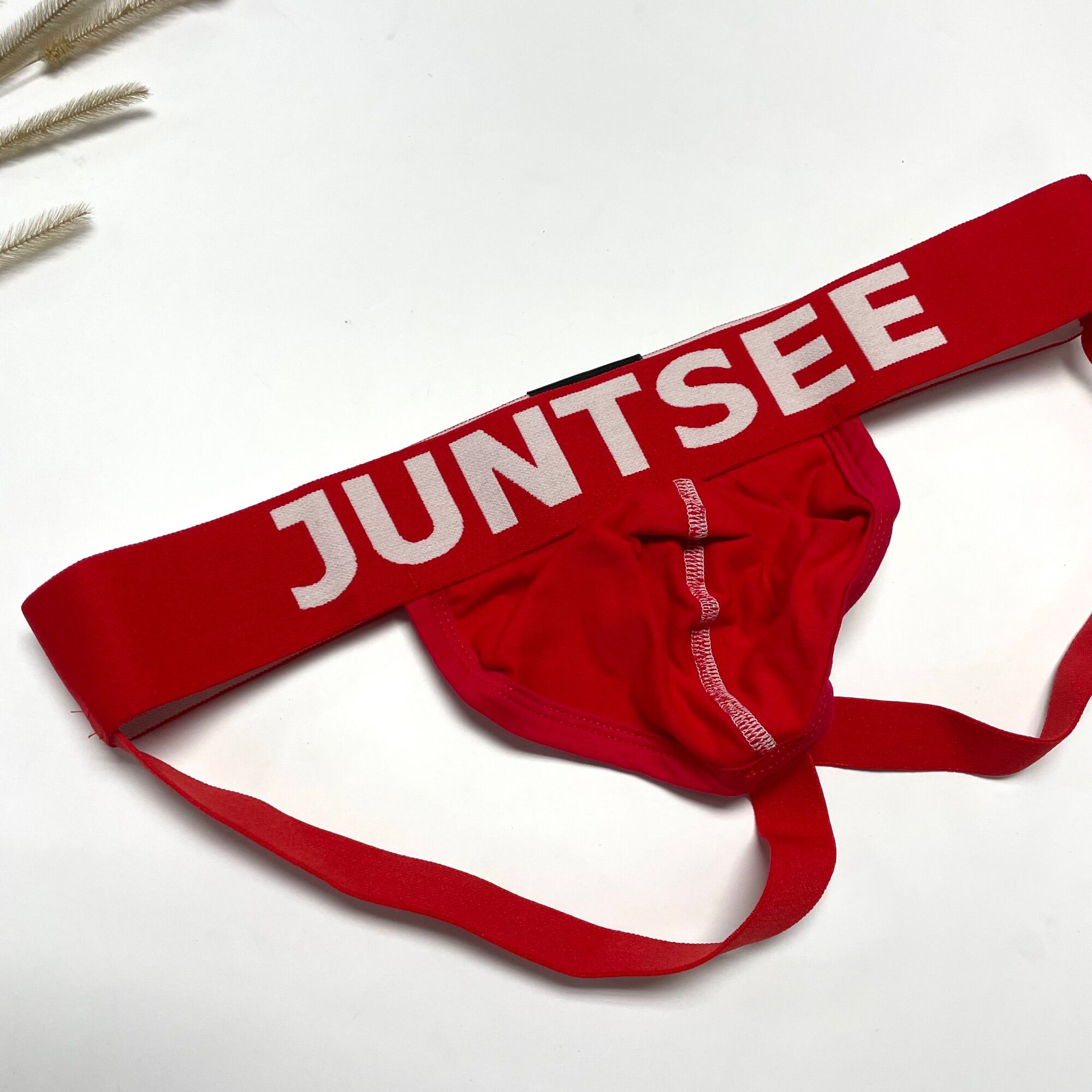 Quần lót nam Jockstrap màu đỏ size M-XL