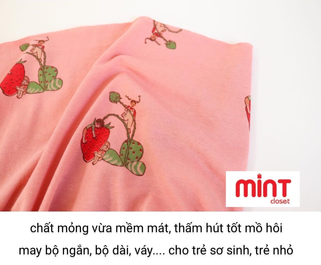 Vải cotton 2 chiều may đồ cho bé T02/22