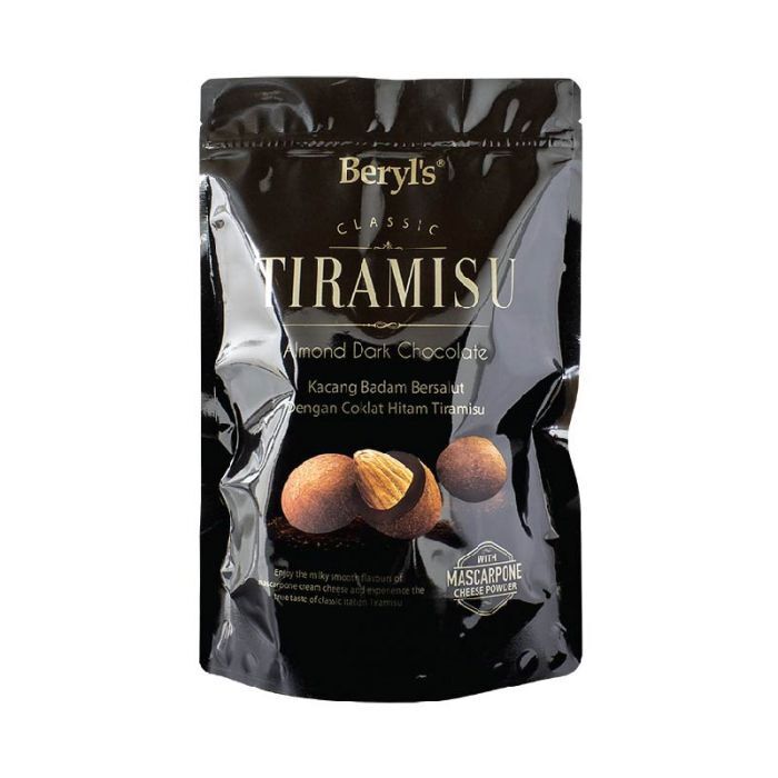 Beryl's tiramisu almond dark chocolate 300g