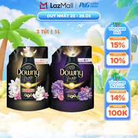 Combo 3 Nước Xả Vải DOWNY Lux Hương Harmony/ Mystique - Túi 1L