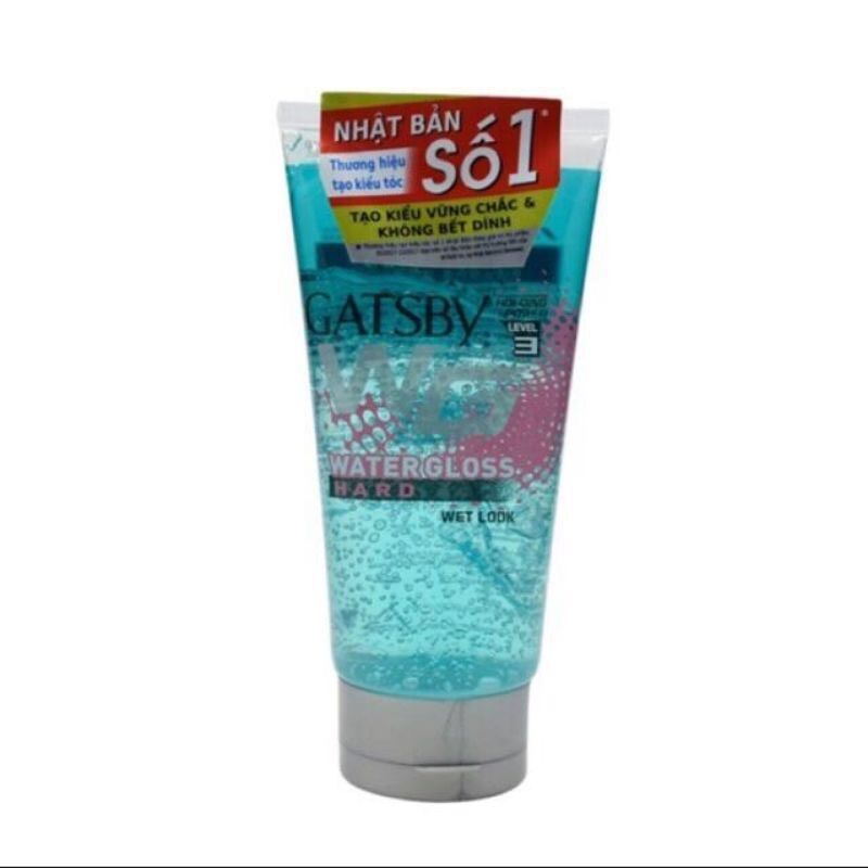 Gel Vuốt Tóc Mềm, Giữ Nếp Tóc Gatsby Water Gloss 170g