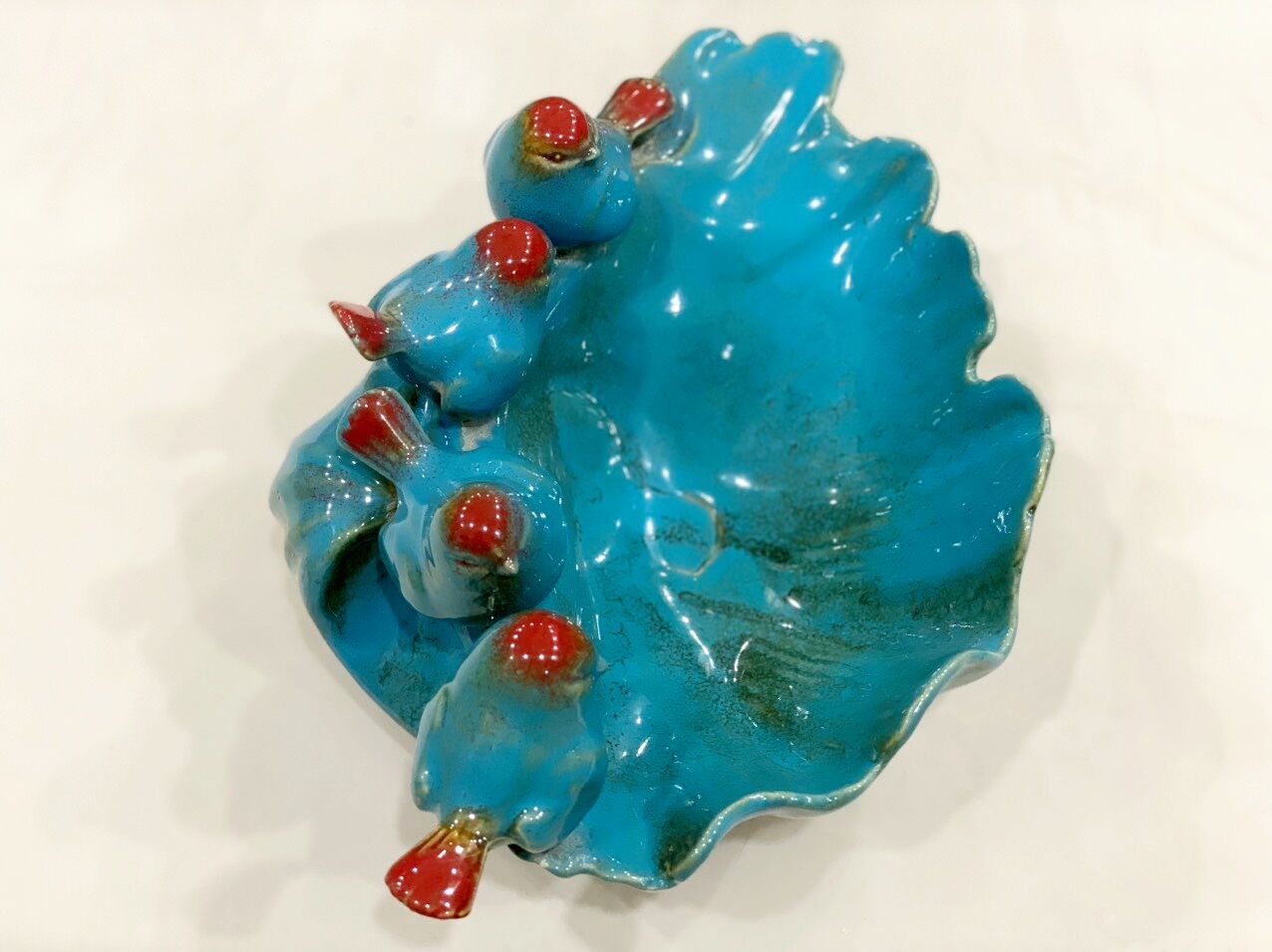 Bird and Leaf Shaped Plate Tray