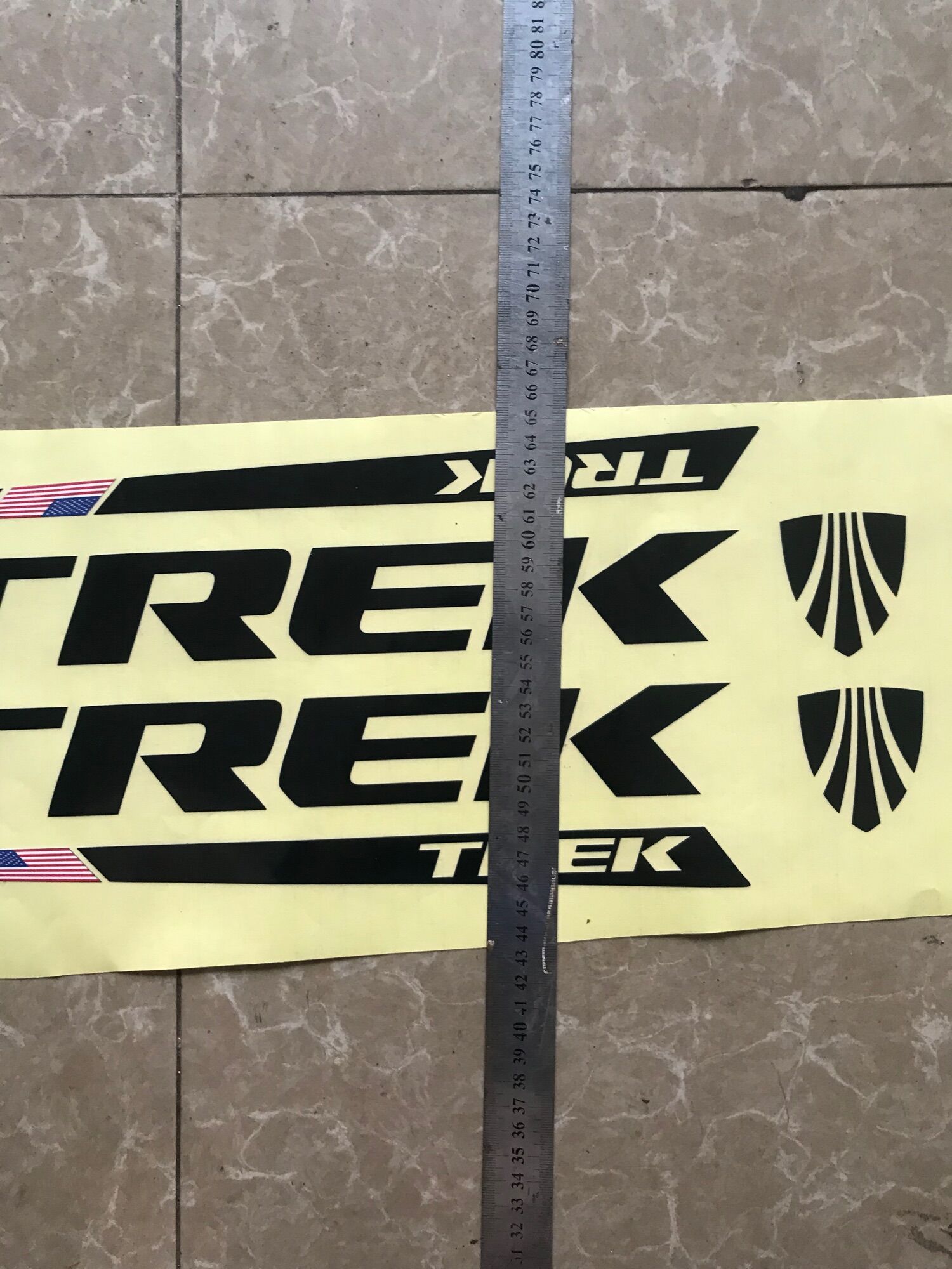 Decal xe đạp TREK