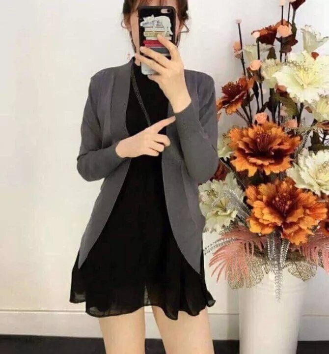 Áo khoác len vạc chéo cao cấp