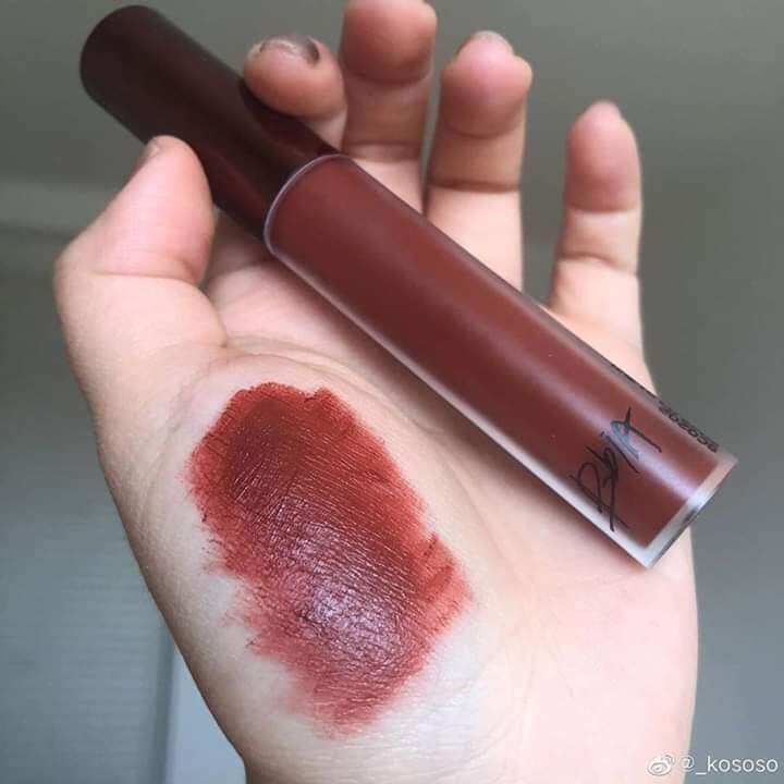 Son BBia 25 đỏ nâu gạch chất son mịn thơm lỳ màu