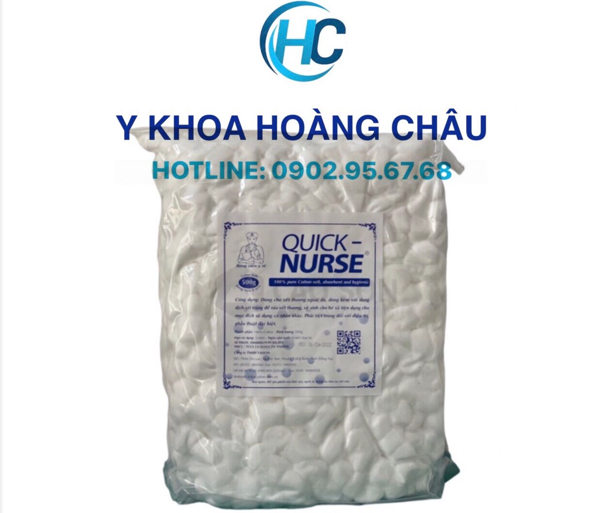 Bông gòn viên Quick Nurse