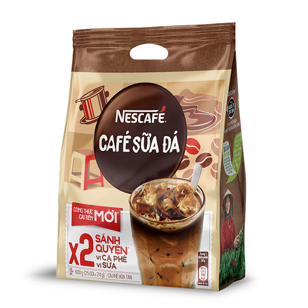 Cafe sữa đá 3 in 1 Nestle 25 gói