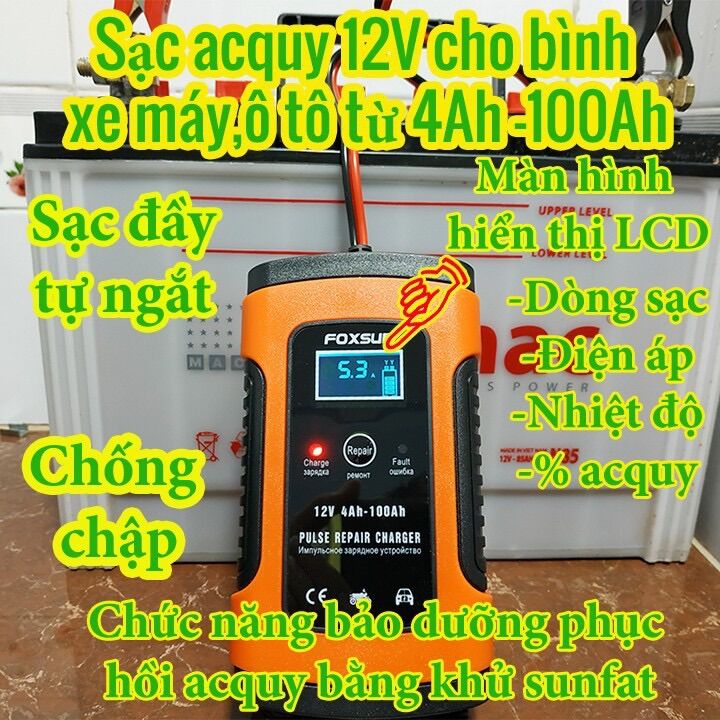 Bộ sạc ắc quy thông minh