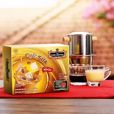 Cà phê sữa hòa tan king coffee