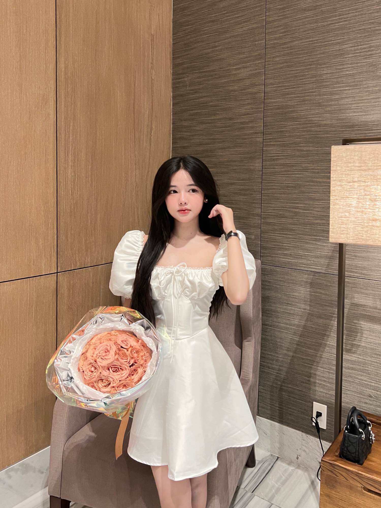 Váy tay bồng dáng xoè sành điệu sang chảnh Choose Me KLP