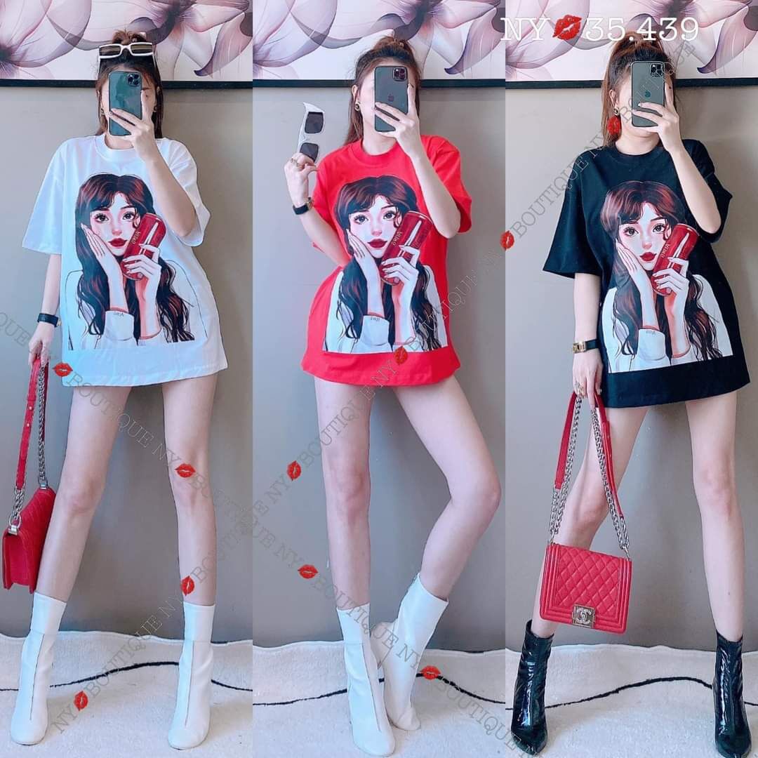 Áo thun dấu quần cô gái nước ngọt Tl08