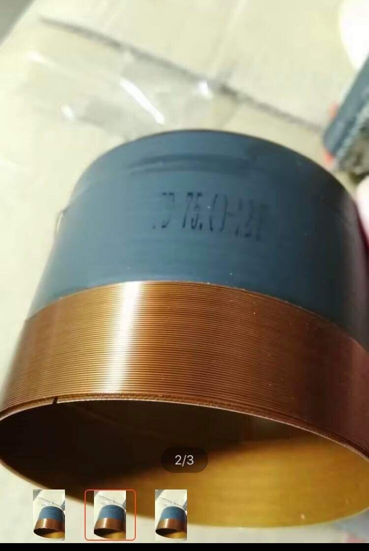 1- COIL LOA 75MM (2 LỚP DÂY ĐỒNG)