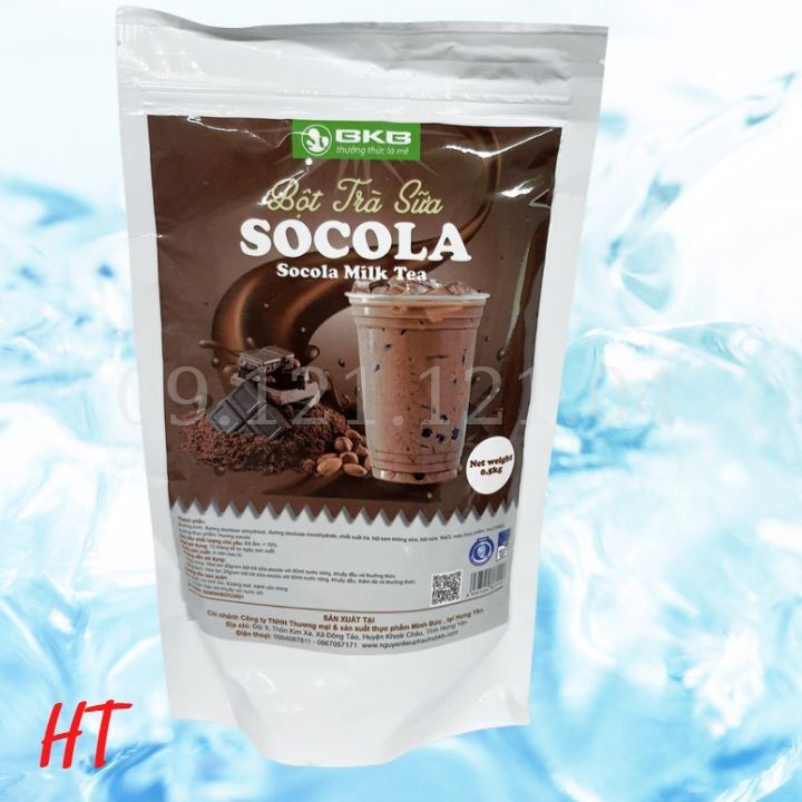 Bột trà sữa pha sẵn BKB vị socala 500g [date 19/t7/2022]
