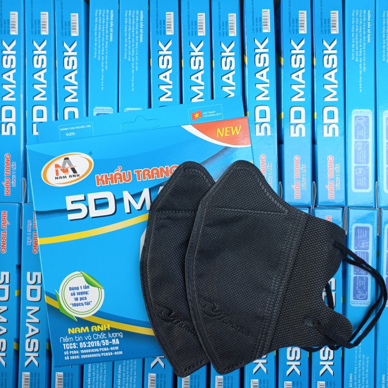 Combo 100 cái khẩu trang 5D kháng khuẩn