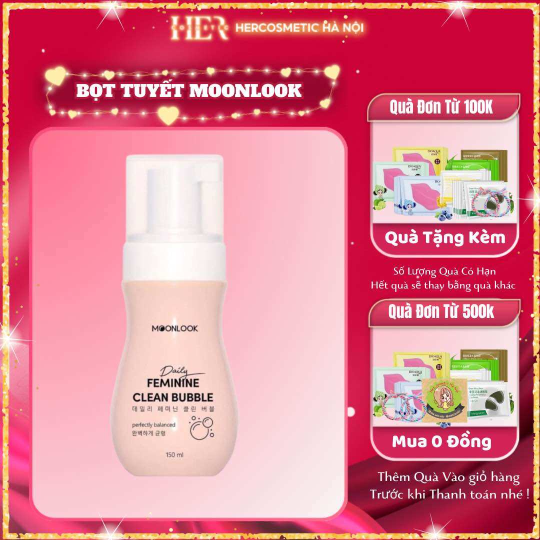 Dung dịch vệ sinh , bọt tuyết moonlook