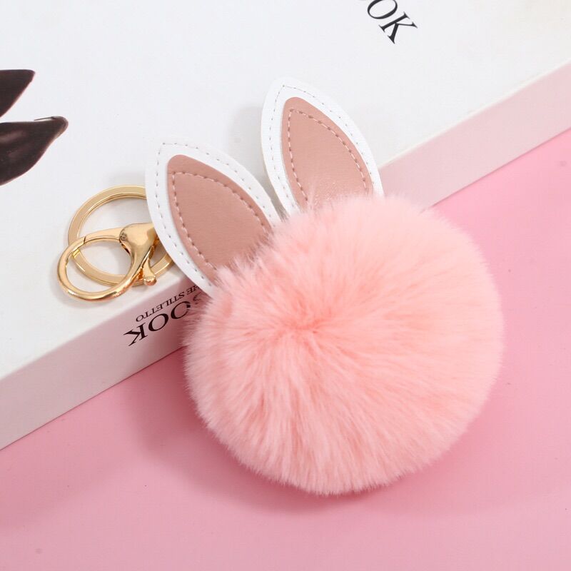 Móc khoá bông cute tai mèo