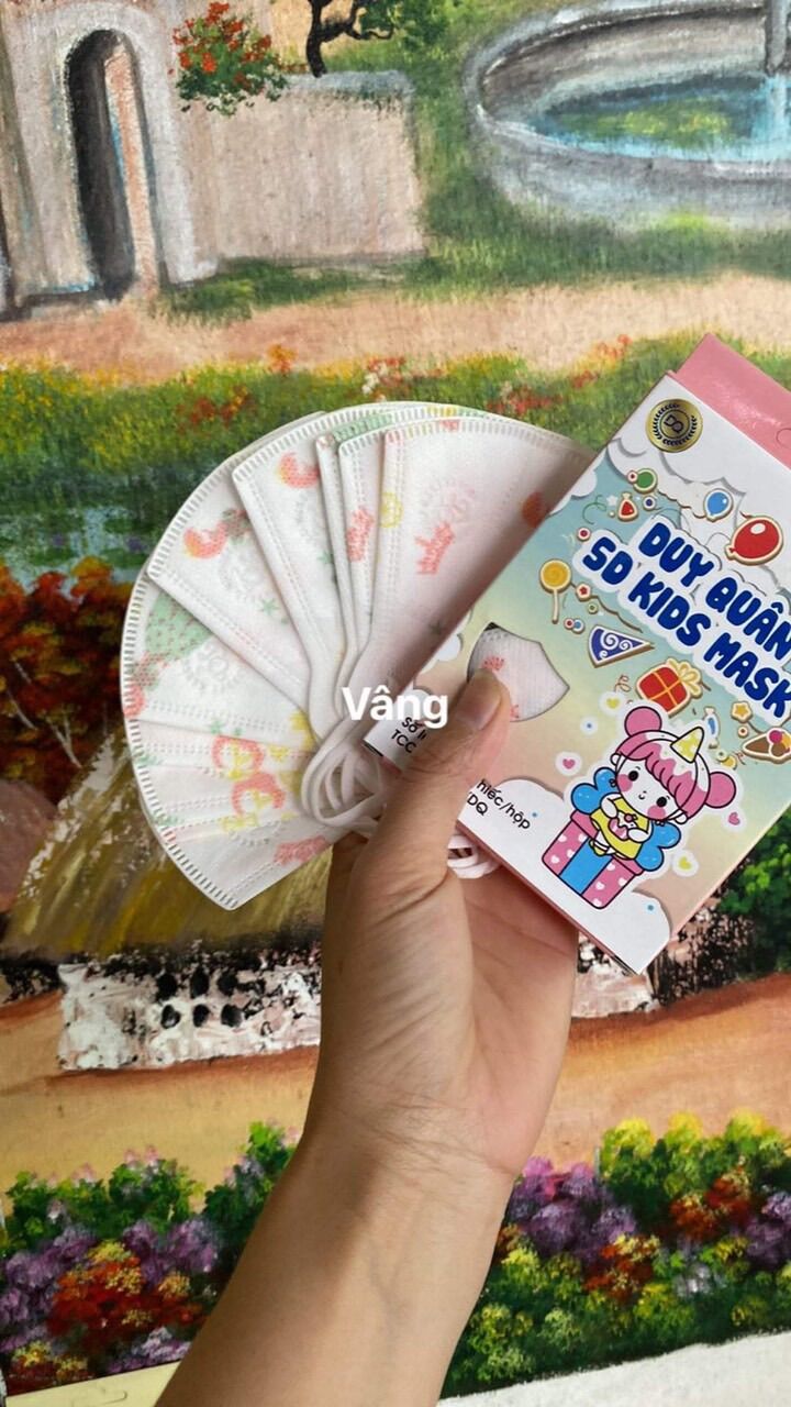 Khẩu trang 5D kid mask cho bé hộp 10 chiếc