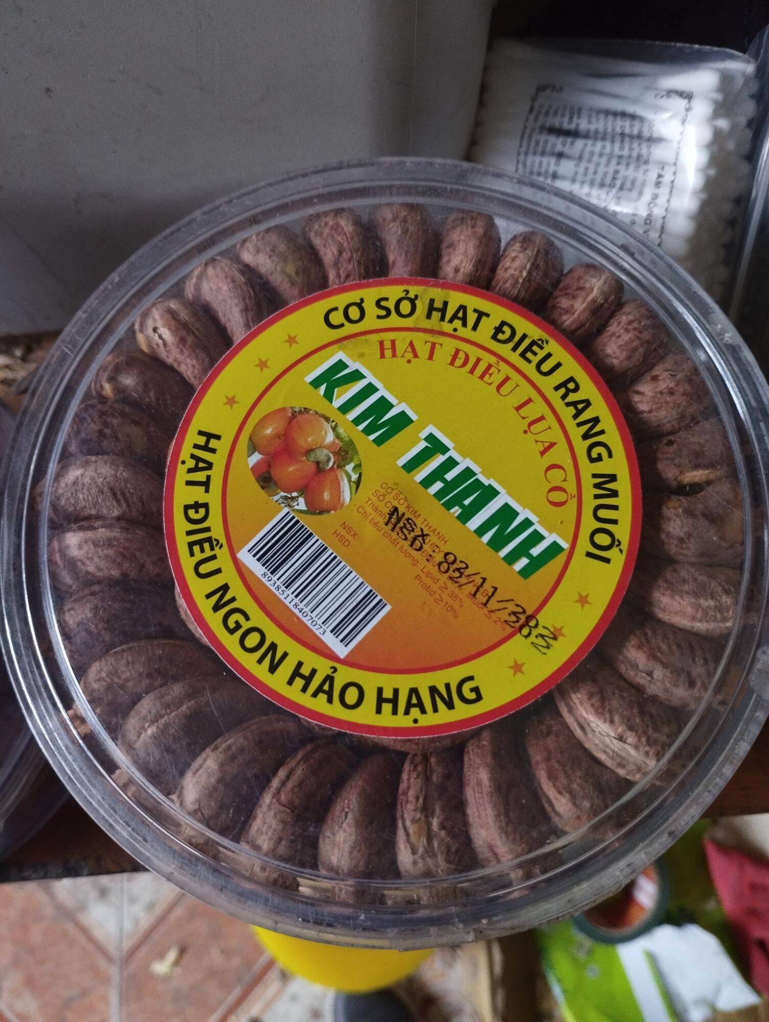 Hạt điều rang muối xếp hoa Kim Thanh