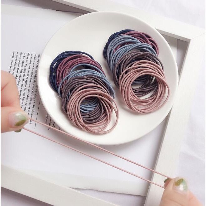 Combo 10 cột tóc trơn như hình giá rẻ