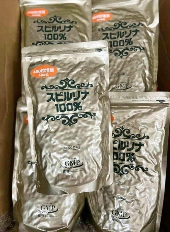 Tảo xoắn (spirulina) 2400 viên