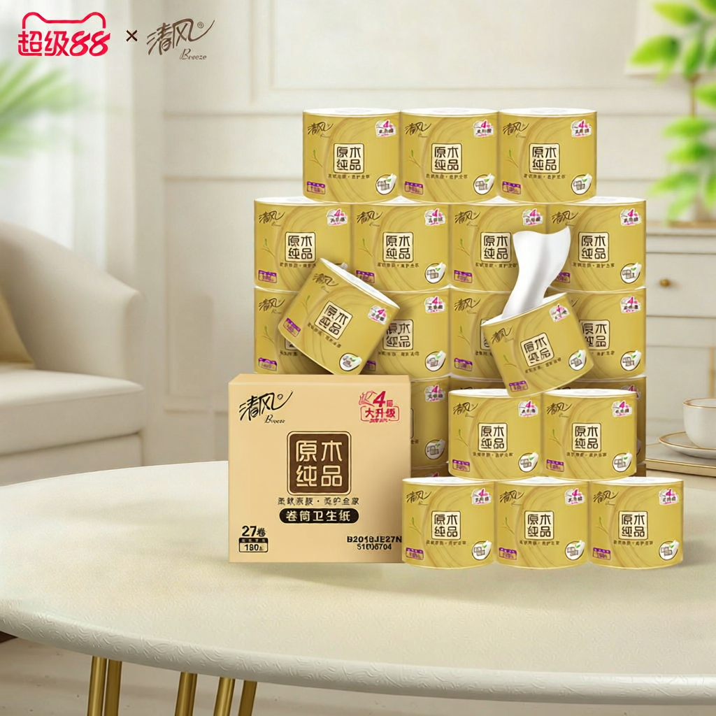 Household Toilet Rolls Bulk